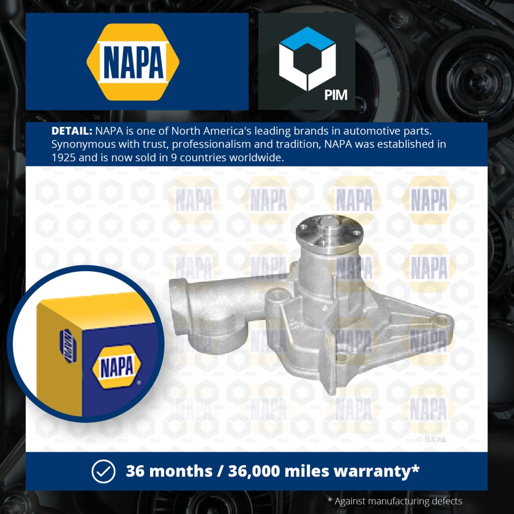 NAPA Water Pump NWP1235 [PM2021312]
