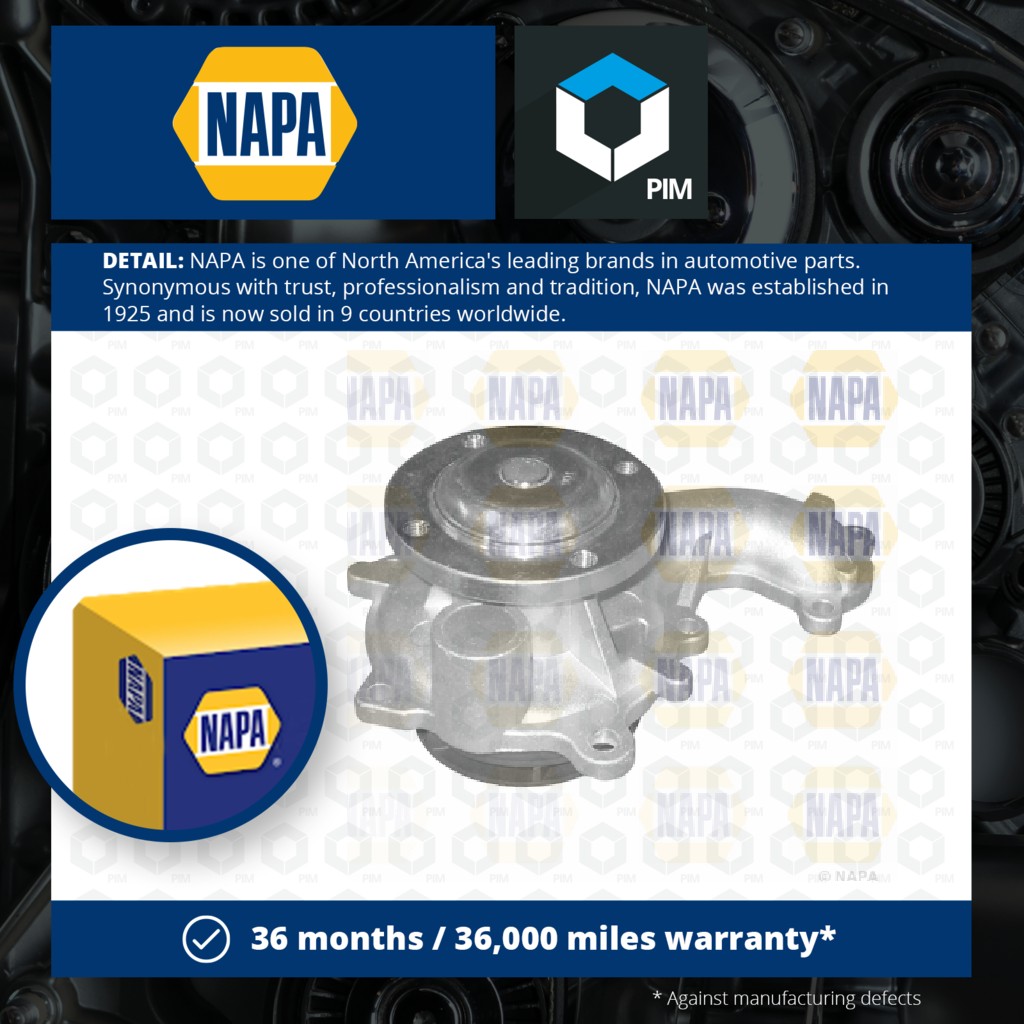 NAPA Water Pump NWP1204 [PM2021281]
