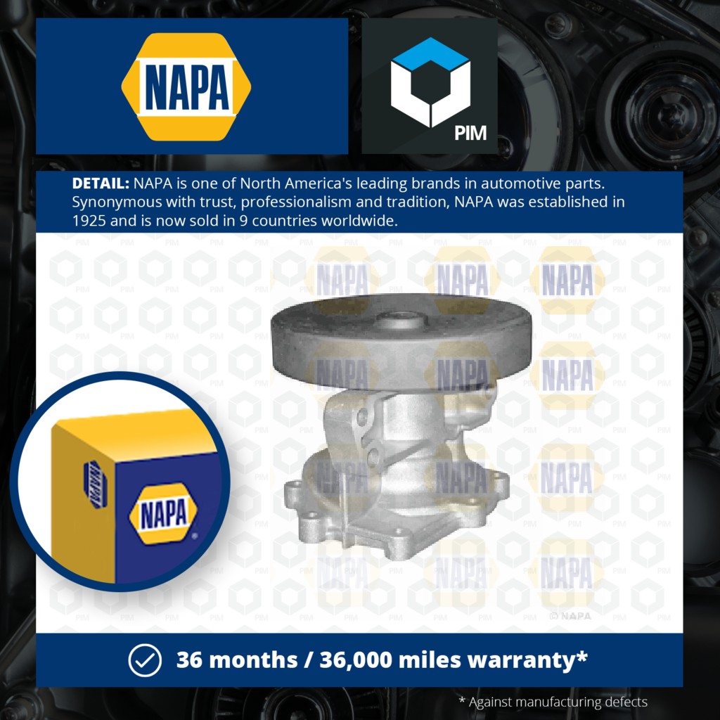 NAPA Water Pump NWP1203 [PM2021280]