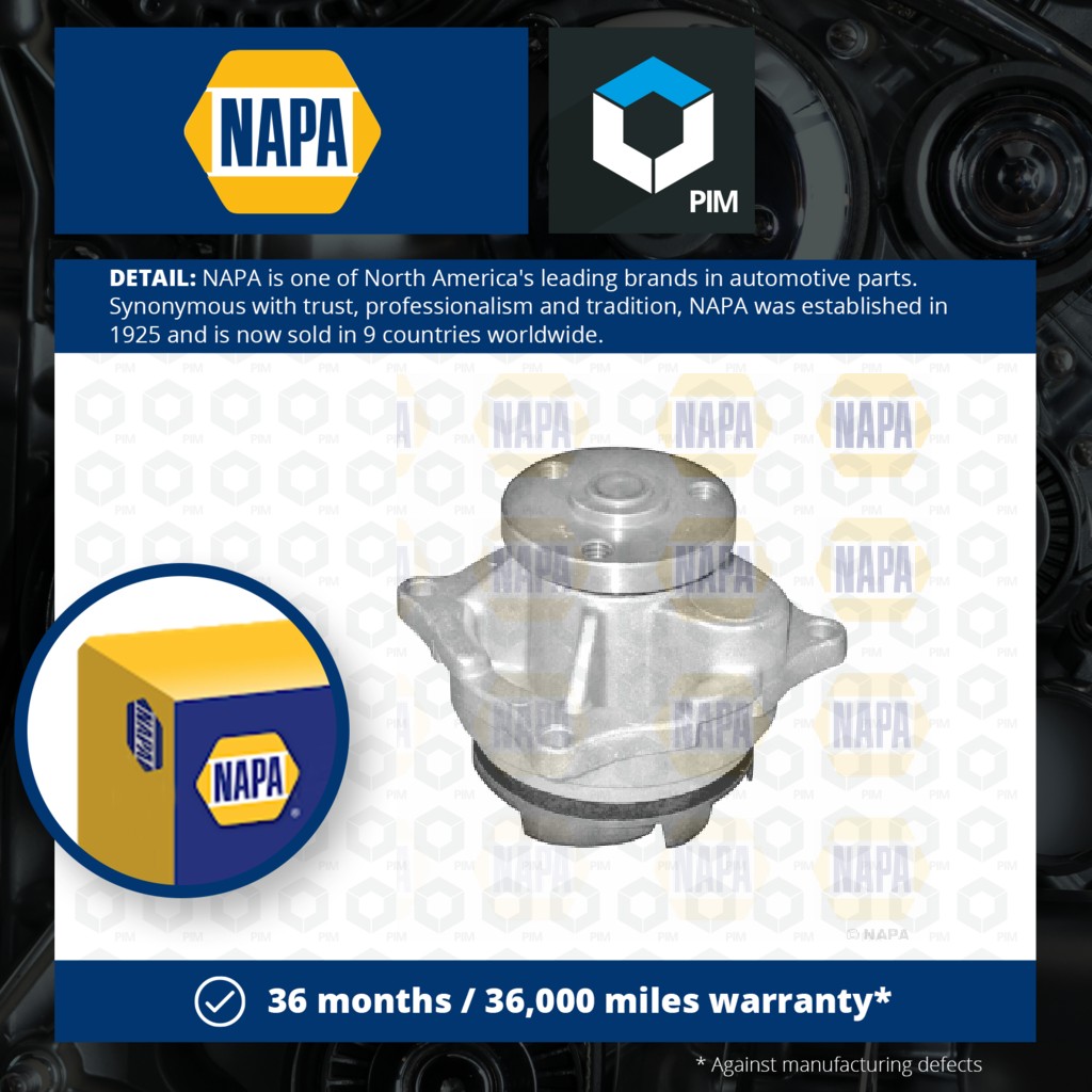 NAPA Water Pump NWP1195 [PM2021272]