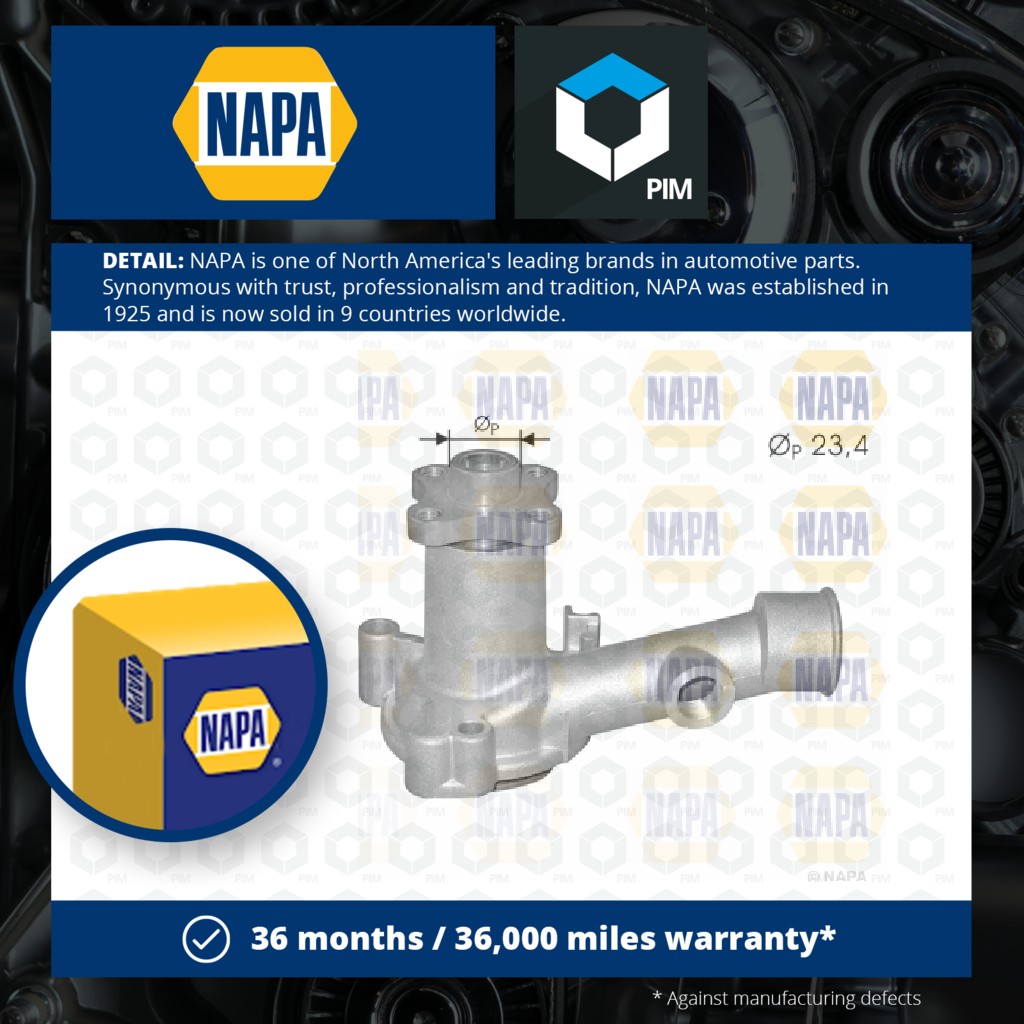 NAPA Water Pump NWP1179 [PM2021256]