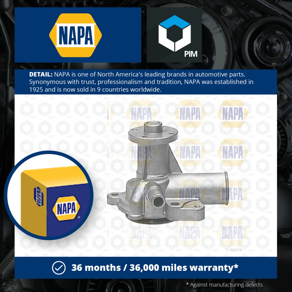 NAPA Water Pump NWP1175 [PM2021252]