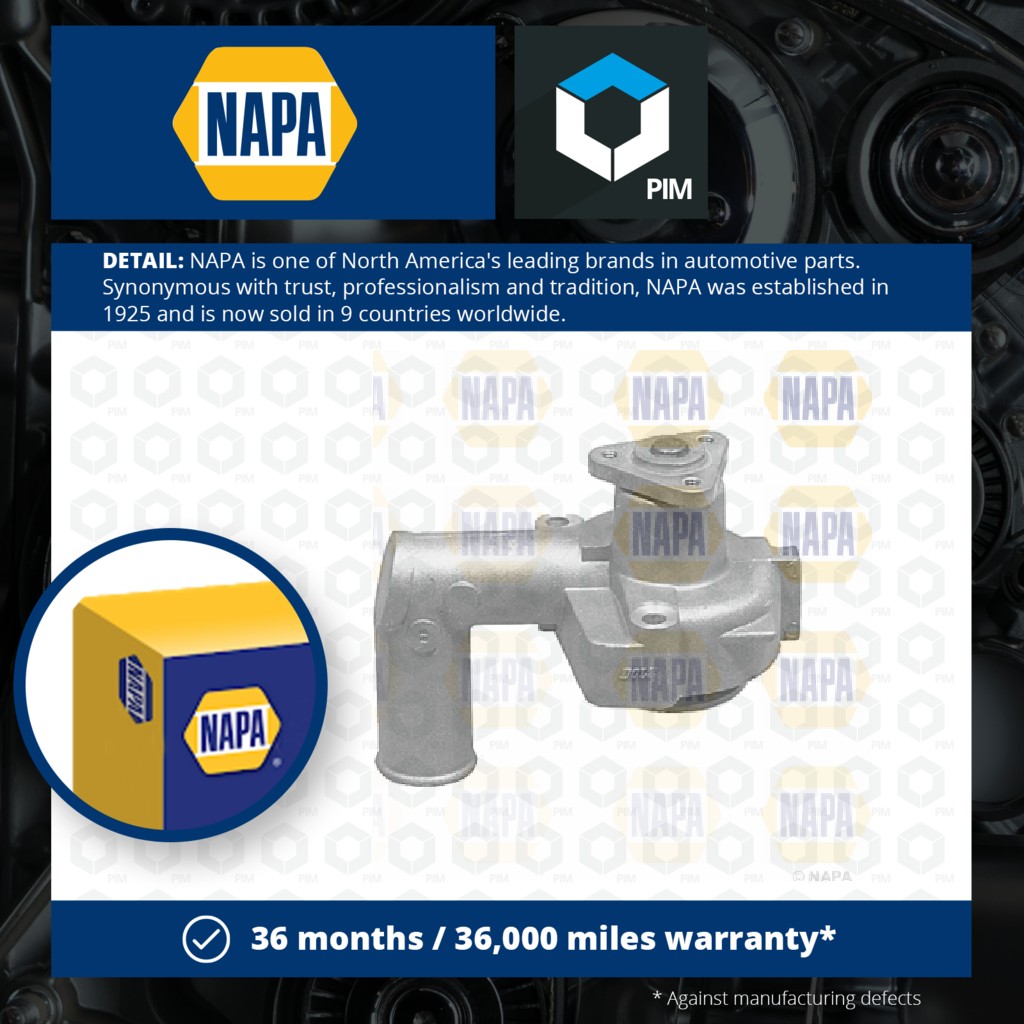 NAPA Water Pump NWP1173 [PM2021250]