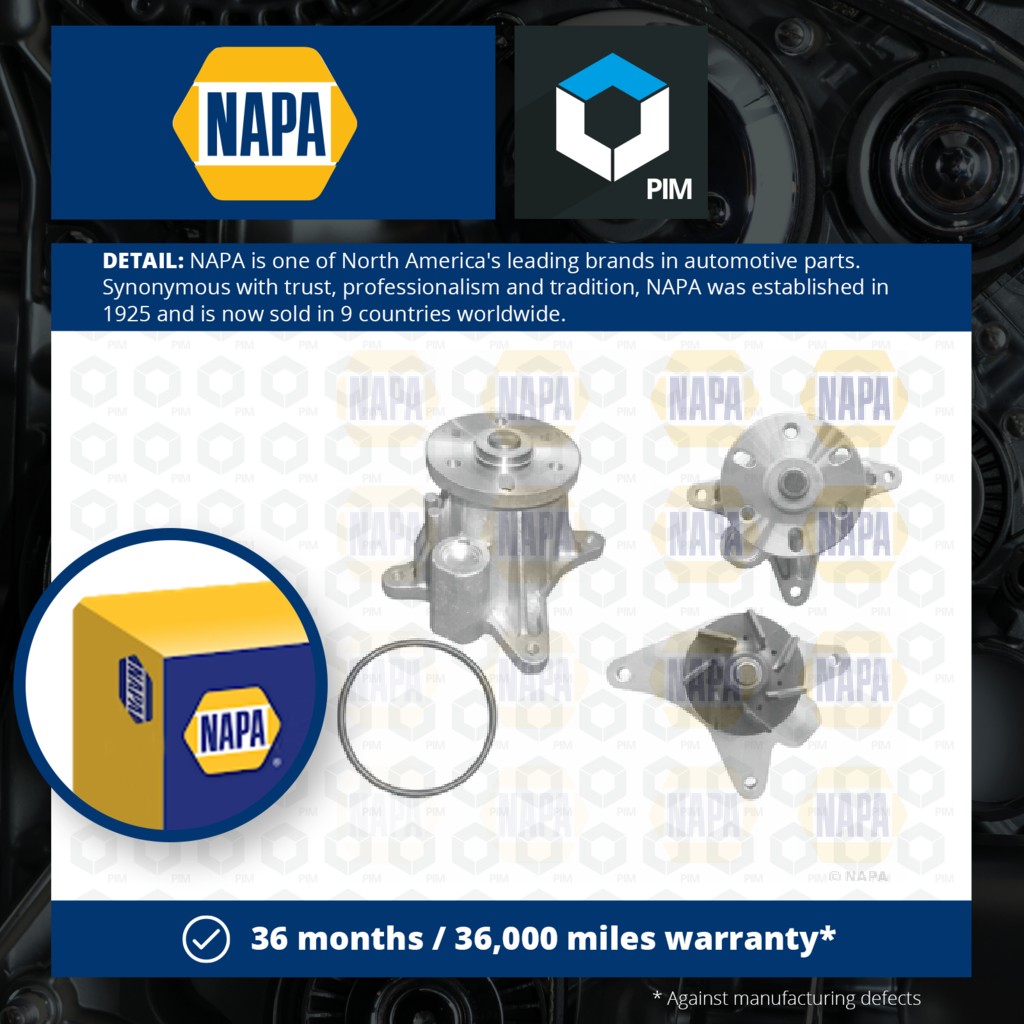 NAPA Water Pump NWP1156 [PM2021233]