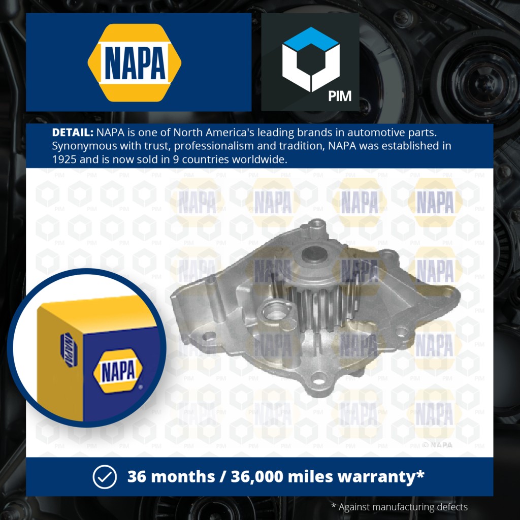 NAPA Water Pump NWP1153 [PM2021230]