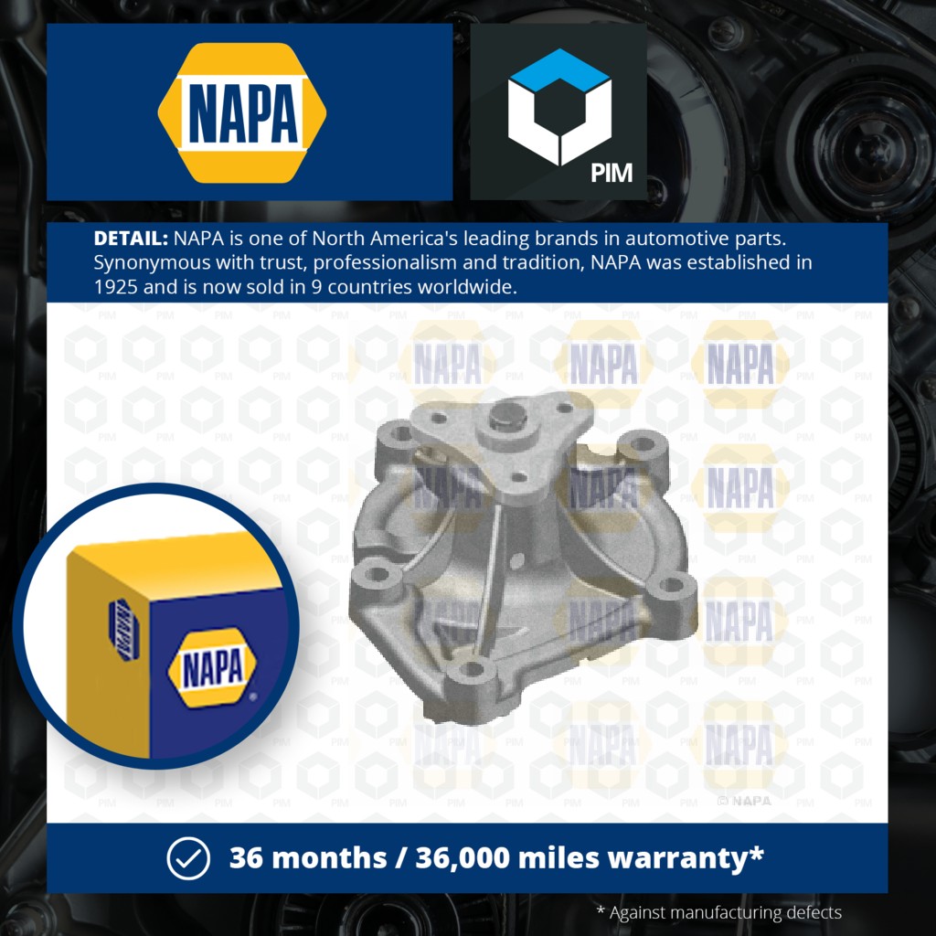 NAPA Water Pump NWP1147 [PM2021224]