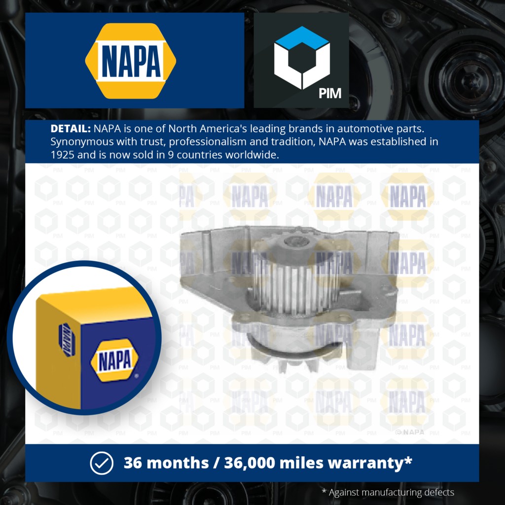 NAPA Water Pump NWP1135 [PM2021212]