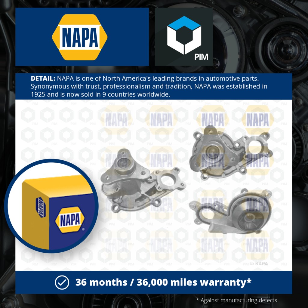 NAPA Water Pump NWP1126 [PM2021203]