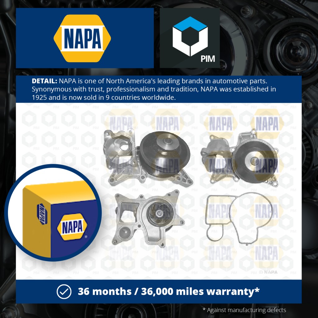 NAPA Water Pump NWP1110 [PM2021187]