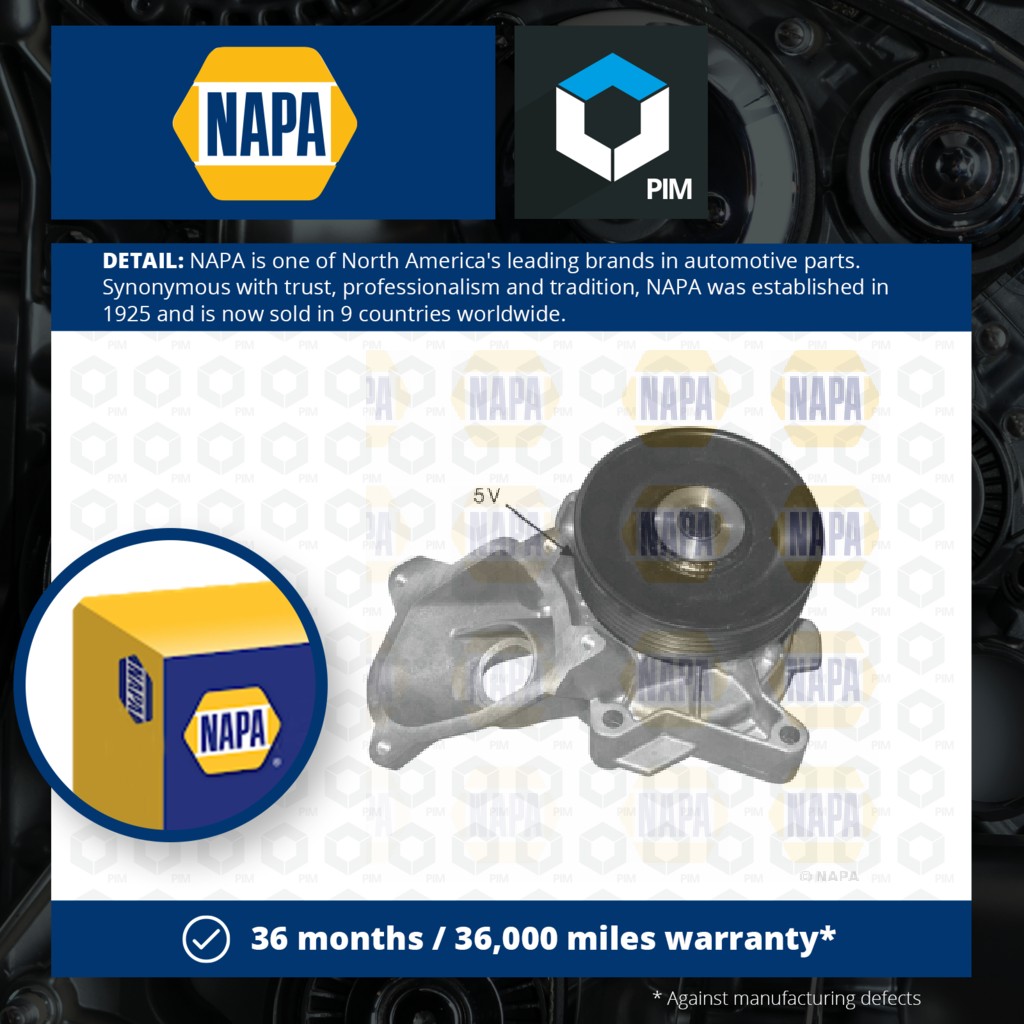 NAPA Water Pump NWP1096 [PM2021173]