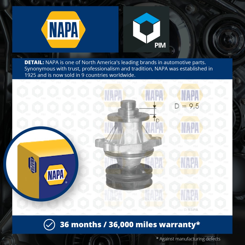 NAPA Water Pump NWP1093 [PM2021170]