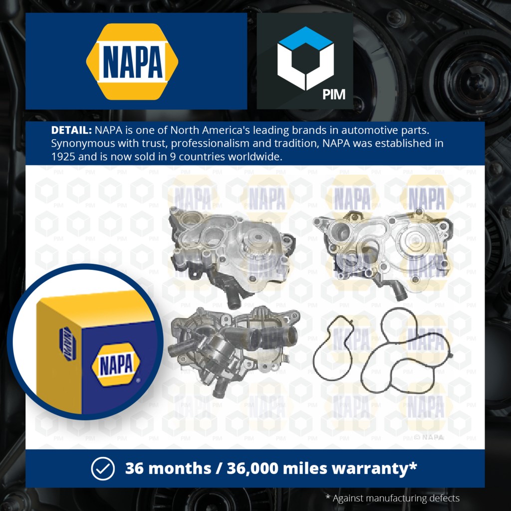 NAPA Water Pump NWP1057 [PM2021134]