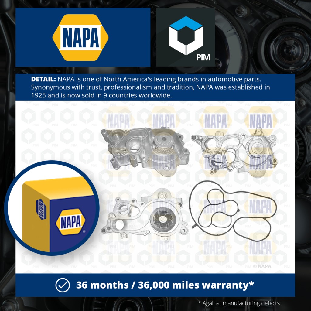 NAPA Water Pump NWP1053 [PM2021130]