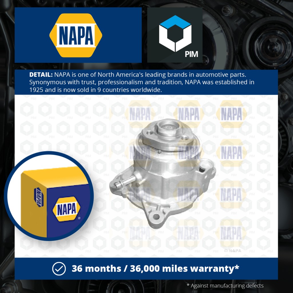 NAPA Water Pump NWP1040 [PM2021117]