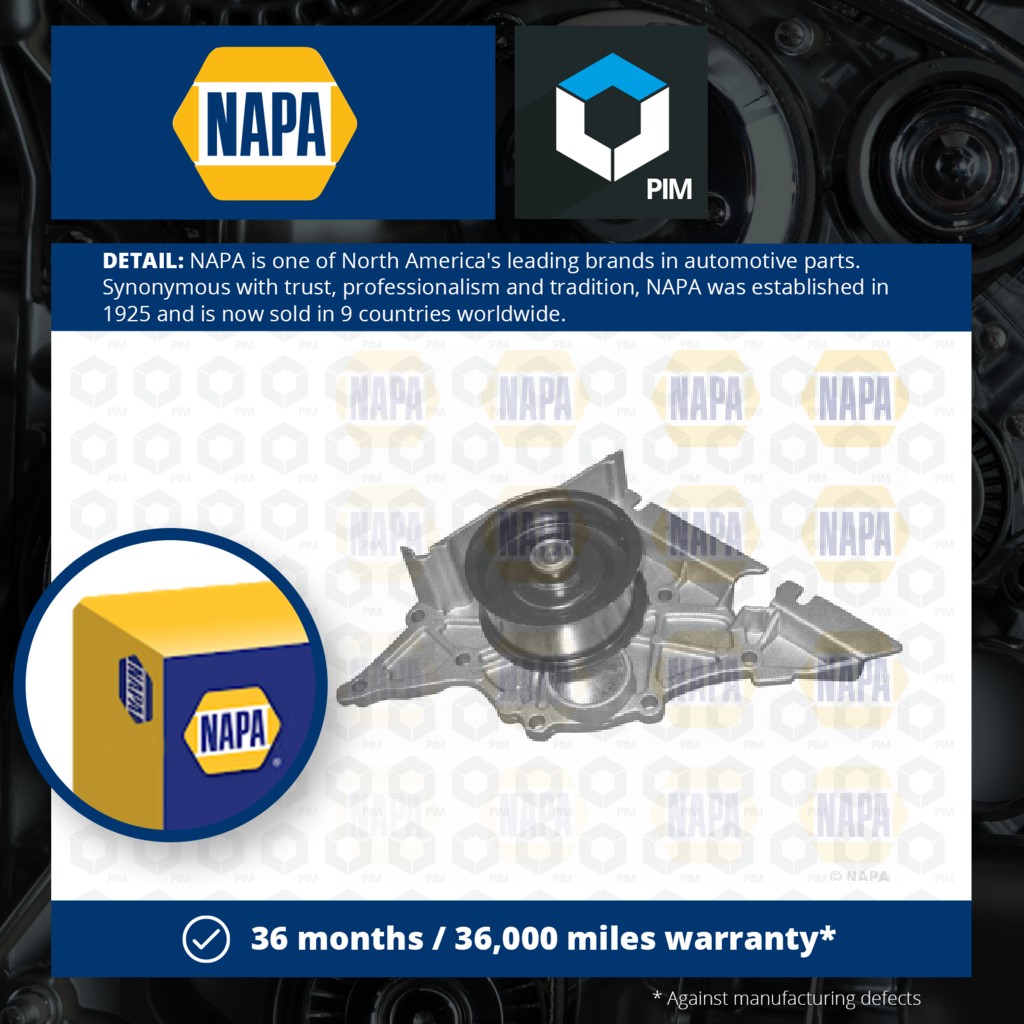 NAPA Water Pump NWP1014 [PM2021091]