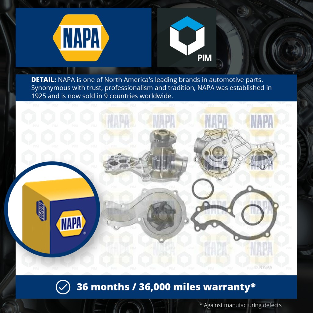 NAPA Water Pump NWP1005 [PM2021082]
