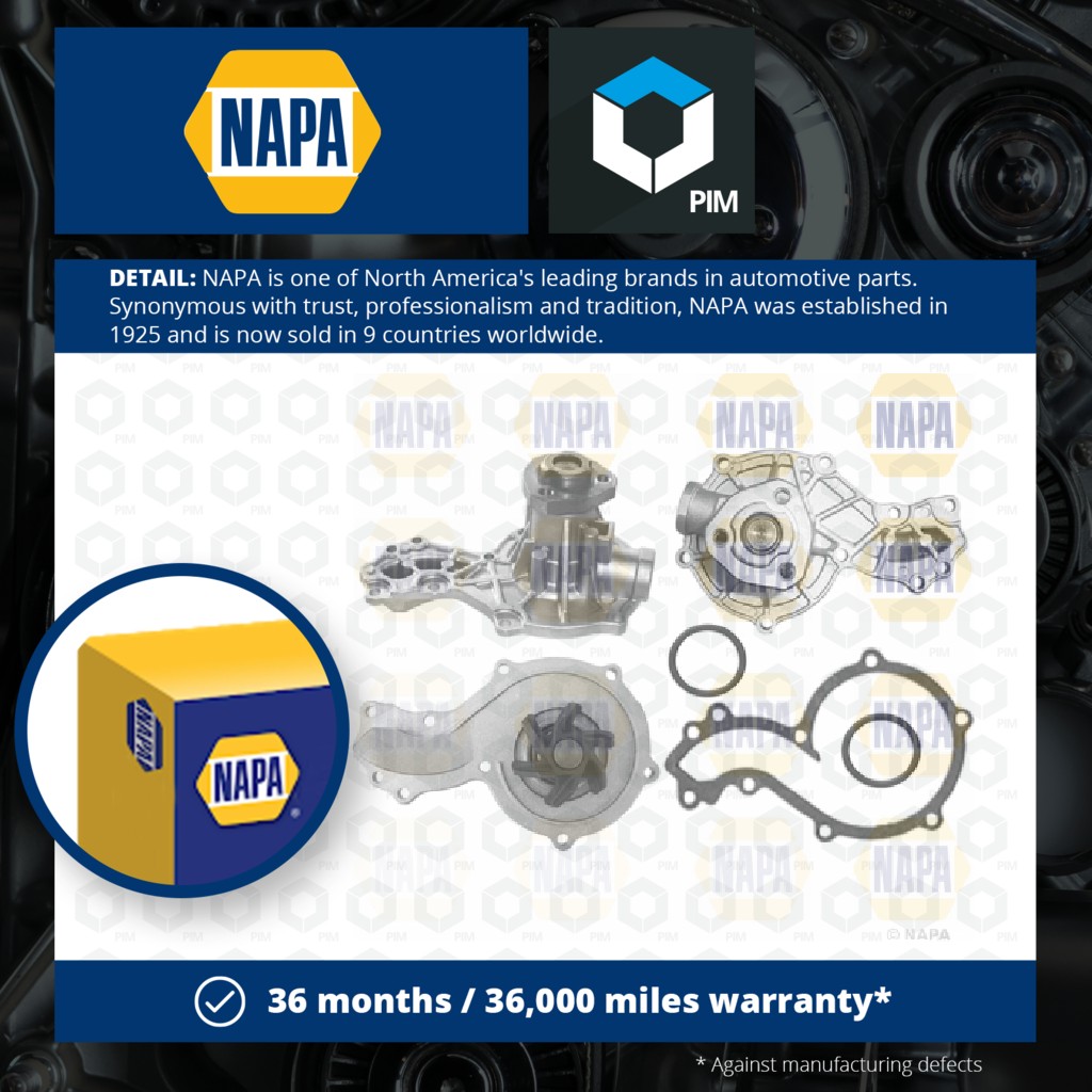 NAPA Water Pump NWP1004 [PM2021081]