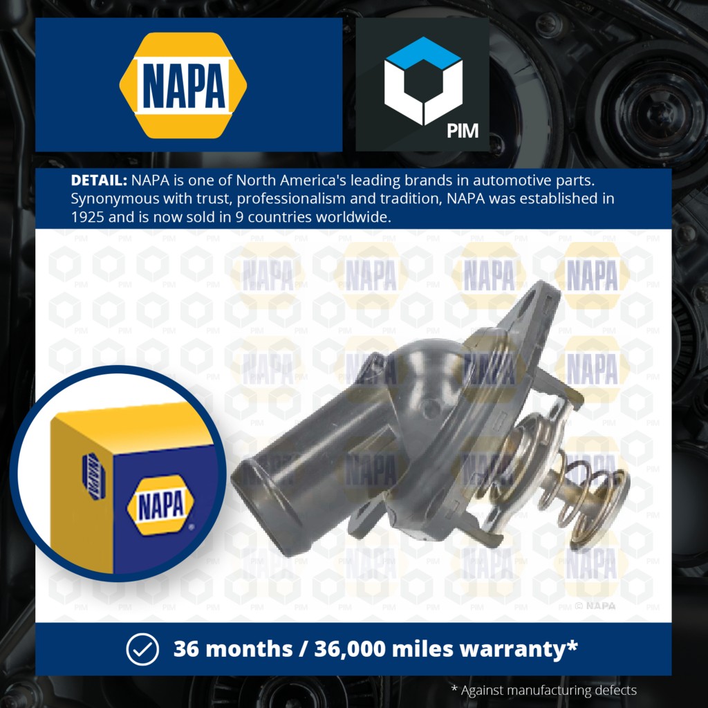 NAPA Coolant Thermostat NTH1332 [PM2021074]