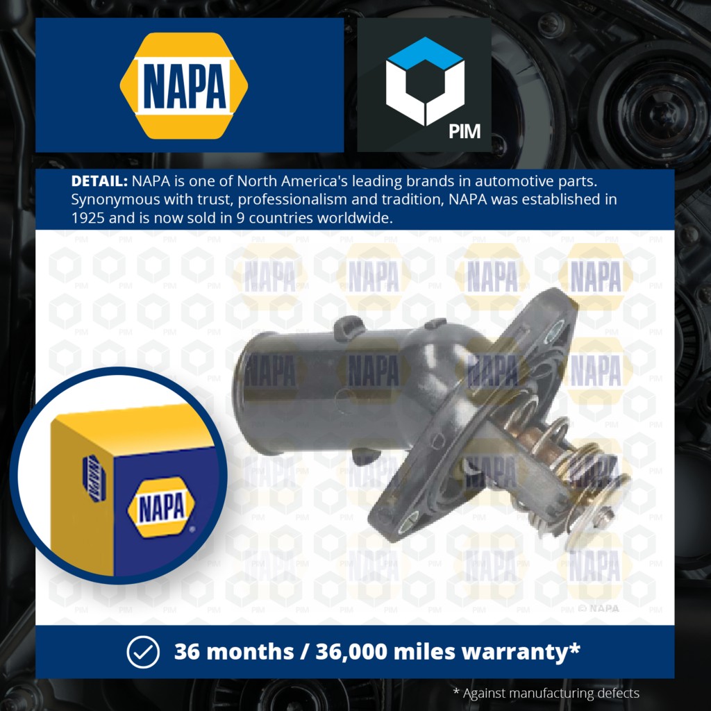 NAPA Coolant Thermostat NTH1321 [PM2021070]