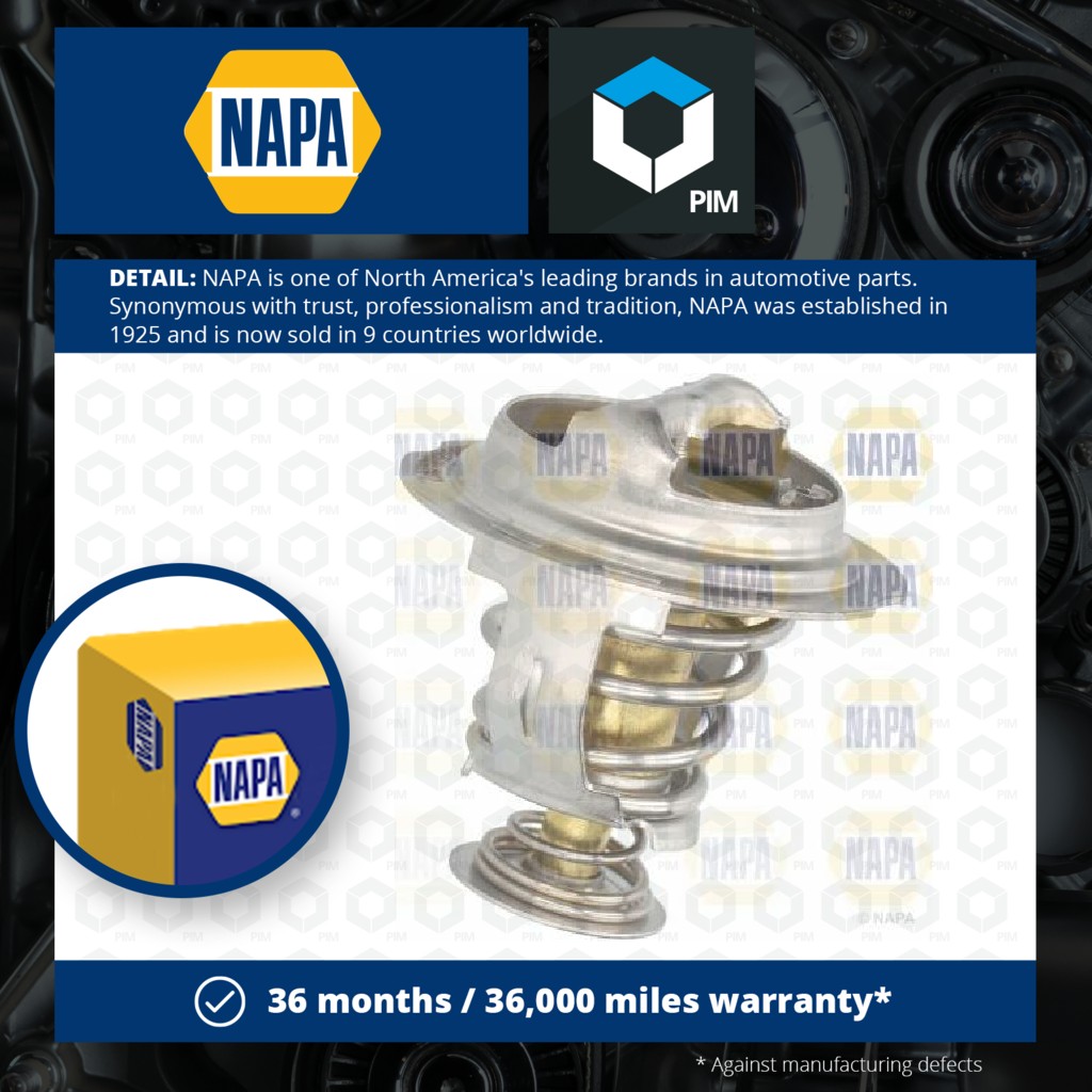 NAPA Coolant Thermostat NTH1303 [PM2021058]