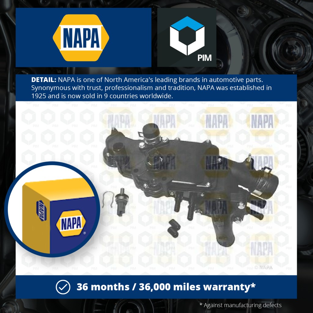 NAPA Coolant Thermostat NTH1302 [PM2021057]