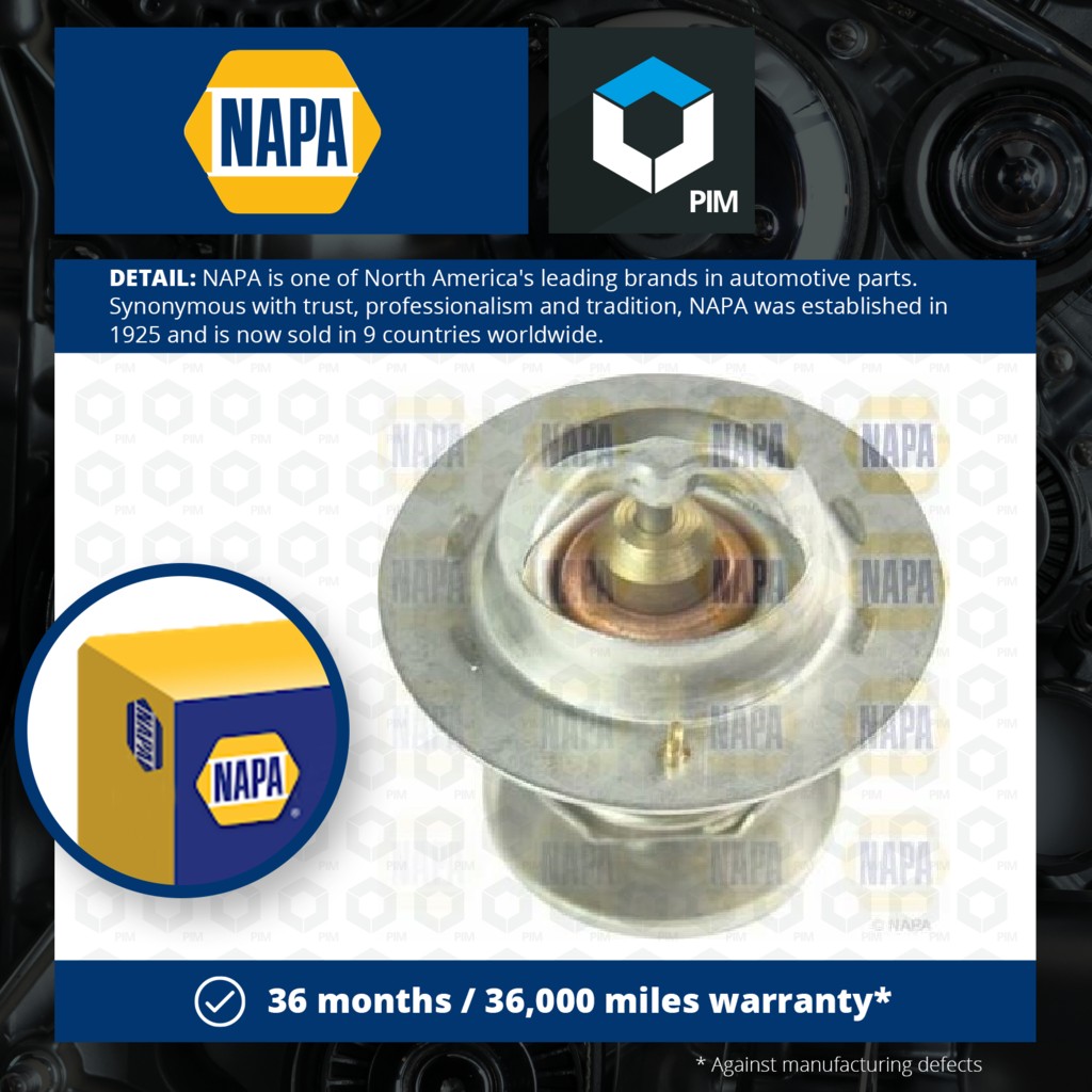 NAPA Coolant Thermostat NTH1289 [PM2021048]