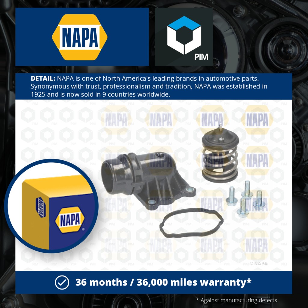 NAPA Coolant Thermostat NTH1275 [PM2021036]