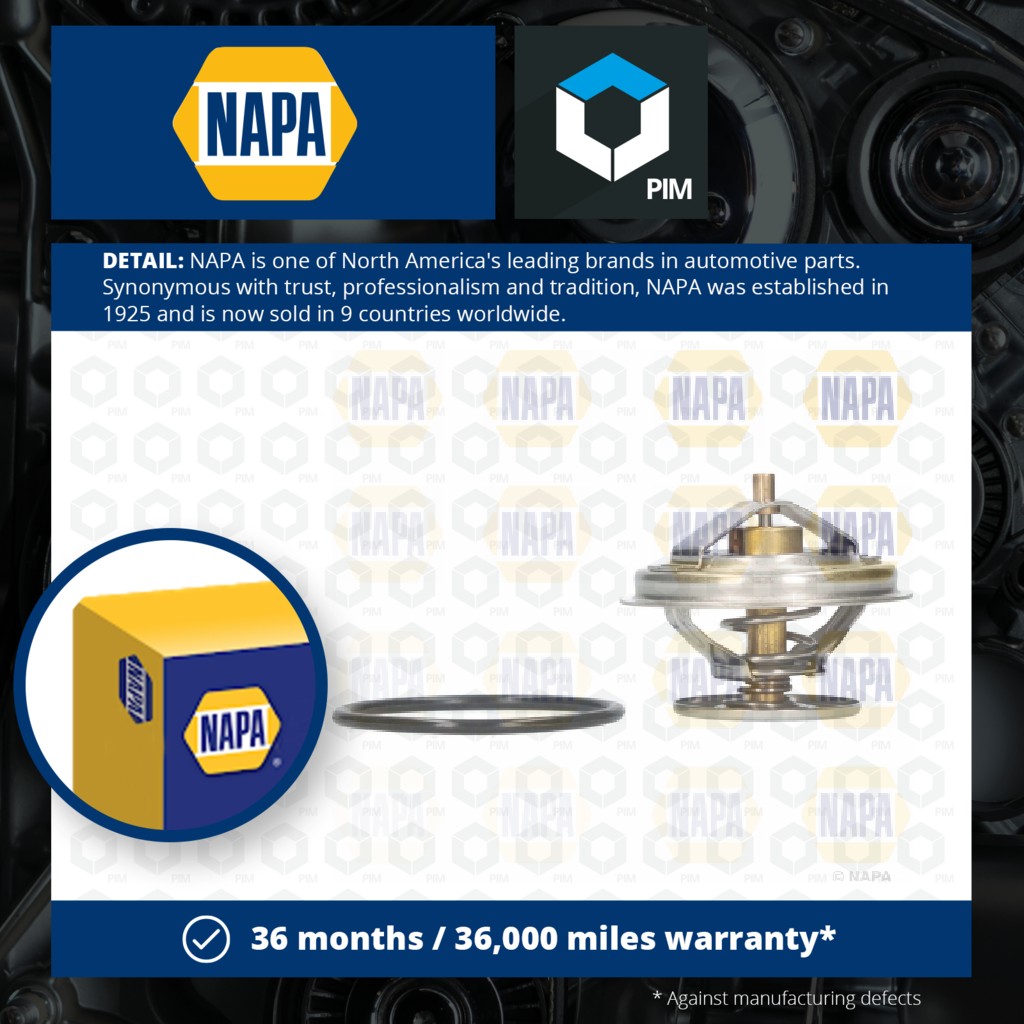 NAPA Coolant Thermostat NTH1271 [PM2021032]