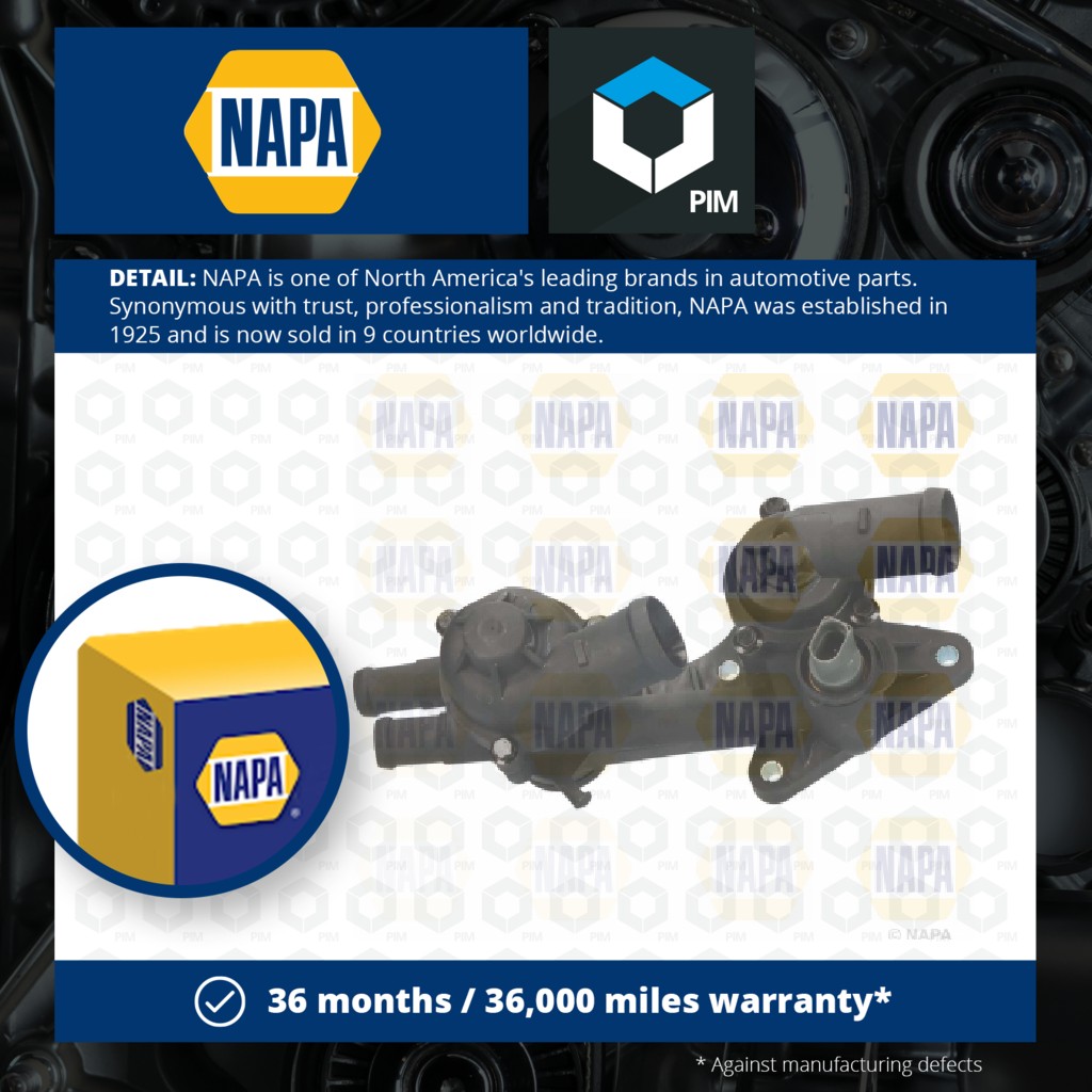 NAPA Coolant Thermostat NTH1267 [PM2021028]