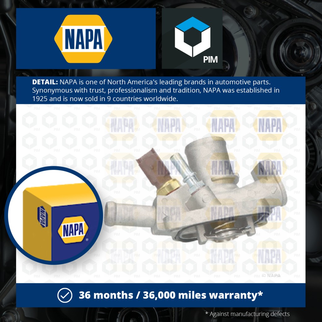 NAPA Coolant Thermostat NTH1266 [PM2021027]