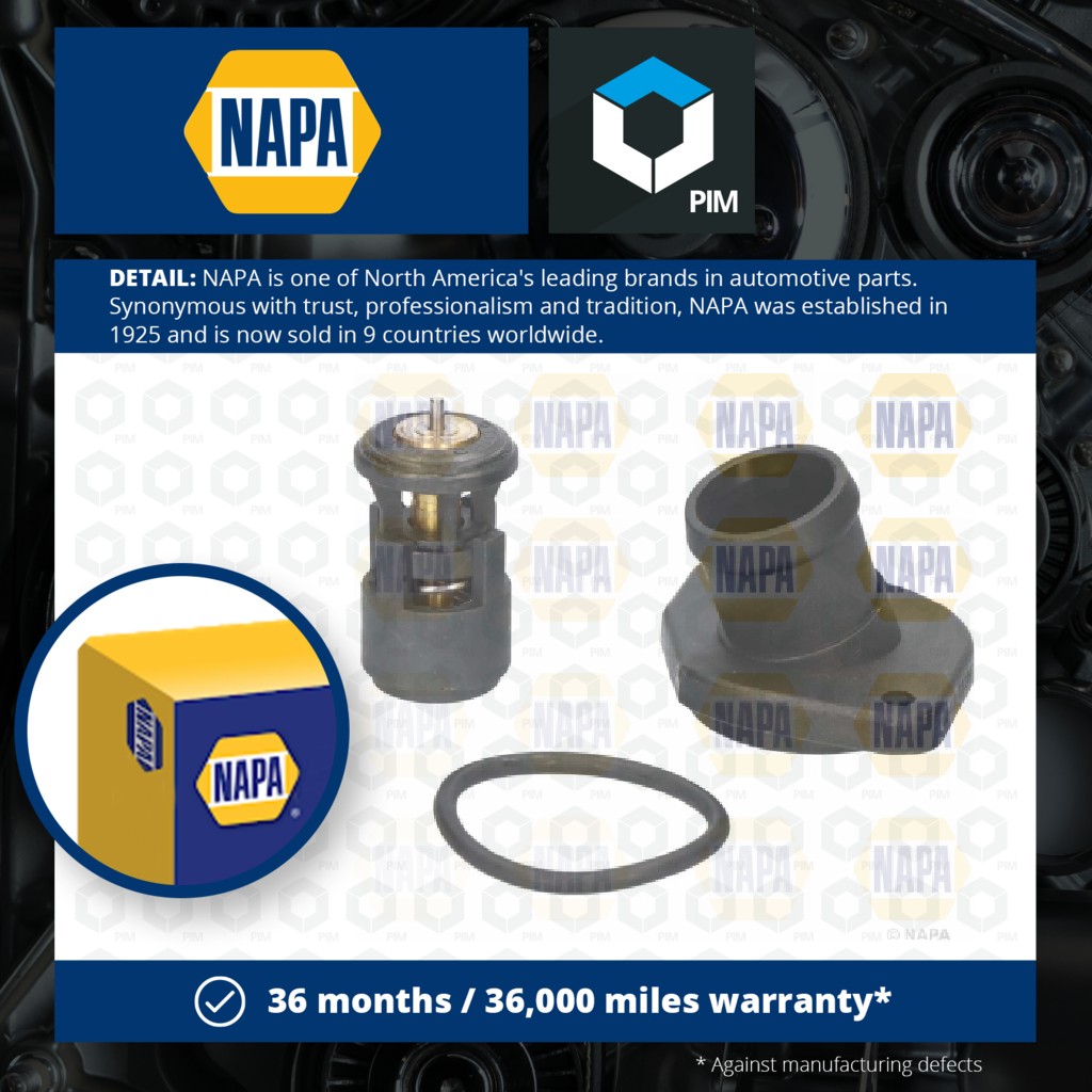 NAPA Coolant Thermostat NTH1250 [PM2021015]