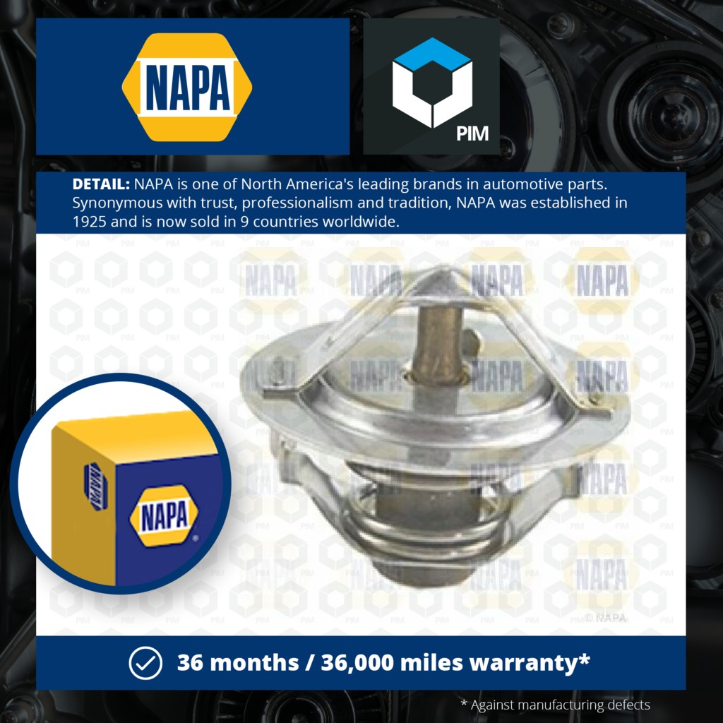 NAPA Coolant Thermostat NTH1249 [PM2021014]