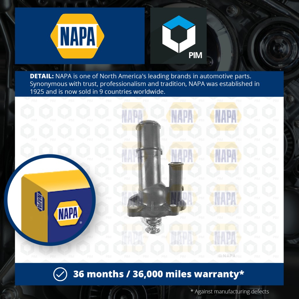 NAPA Coolant Thermostat NTH1247 [PM2021012]