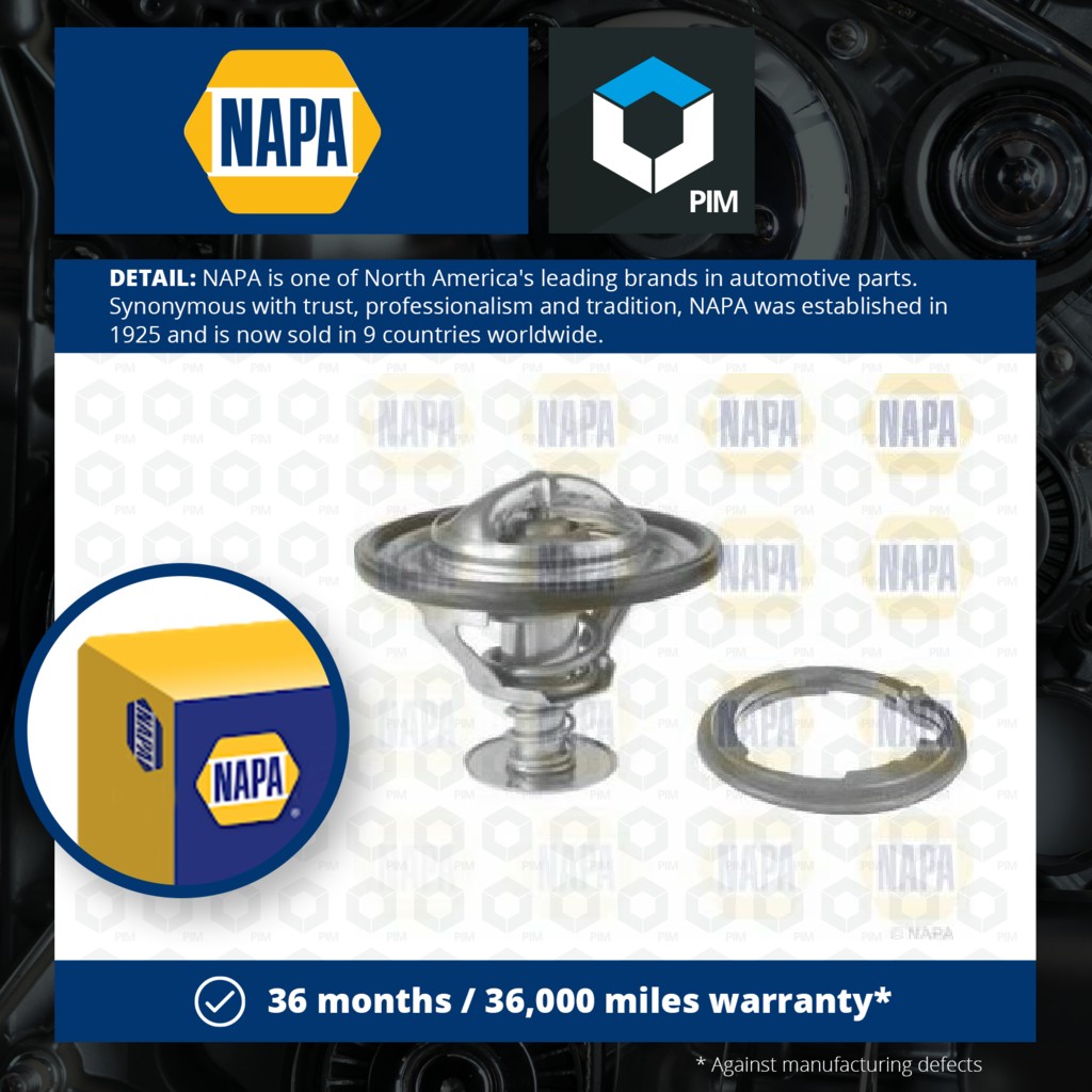 NAPA Coolant Thermostat NTH1246 [PM2021011]