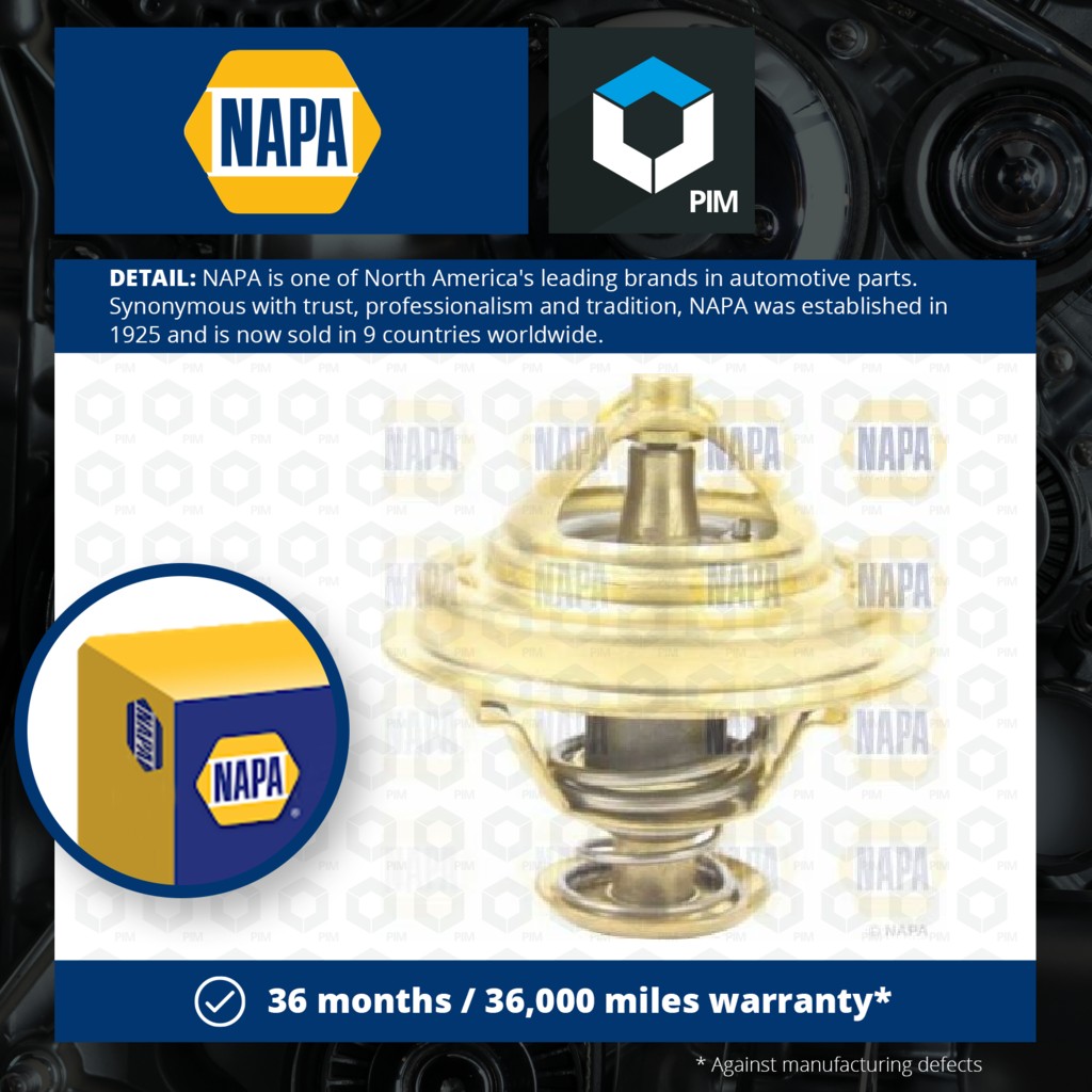 NAPA Coolant Thermostat NTH1243 [PM2021008]