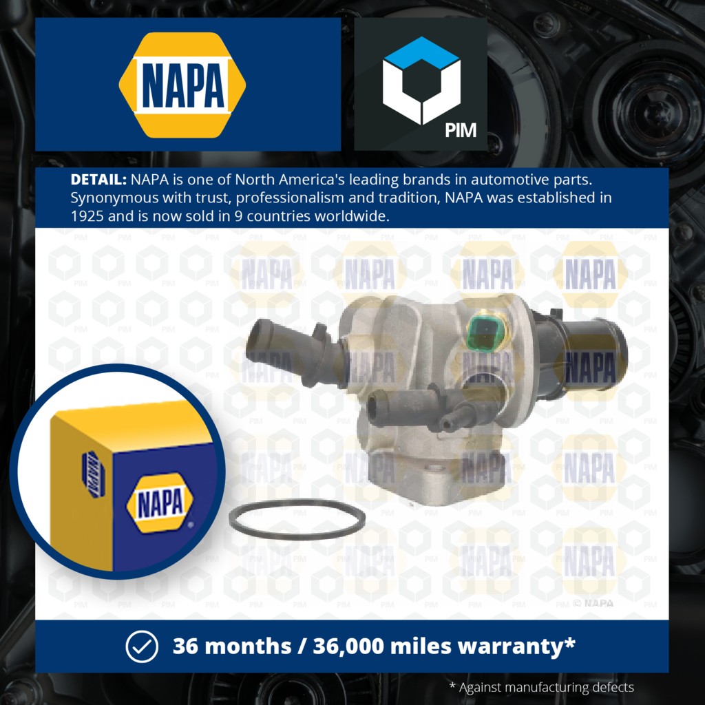 NAPA Coolant Thermostat NTH1241 [PM2021007]