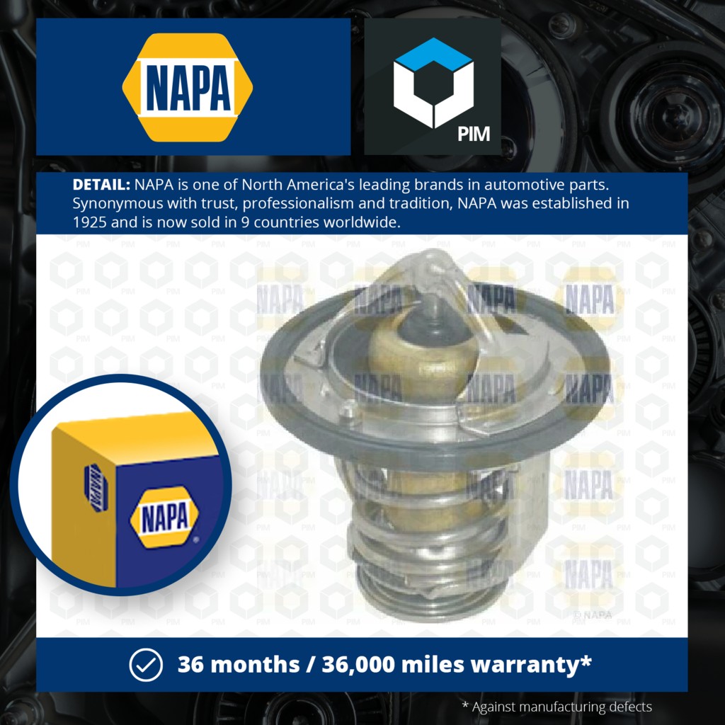 NAPA Coolant Thermostat NTH1239 [PM2021005]