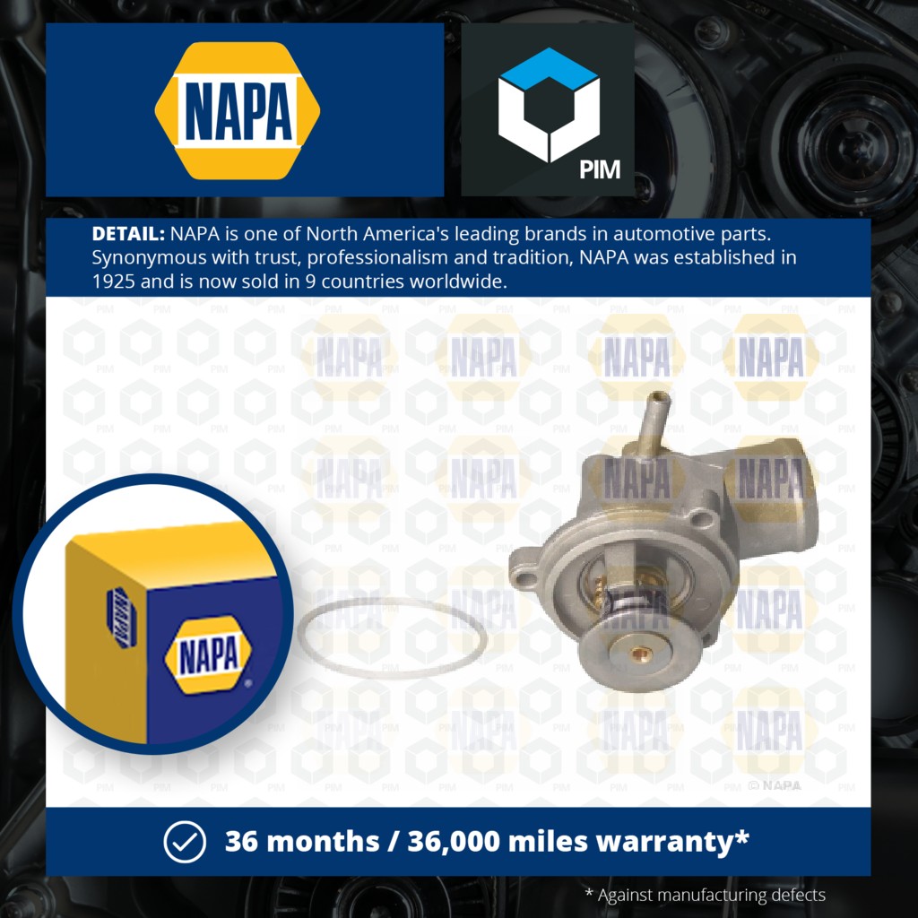 NAPA Coolant Thermostat NTH1219 [PM2020990]