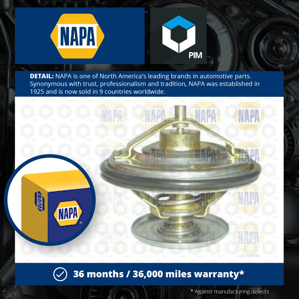 NAPA Coolant Thermostat NTH1218 [PM2020989]