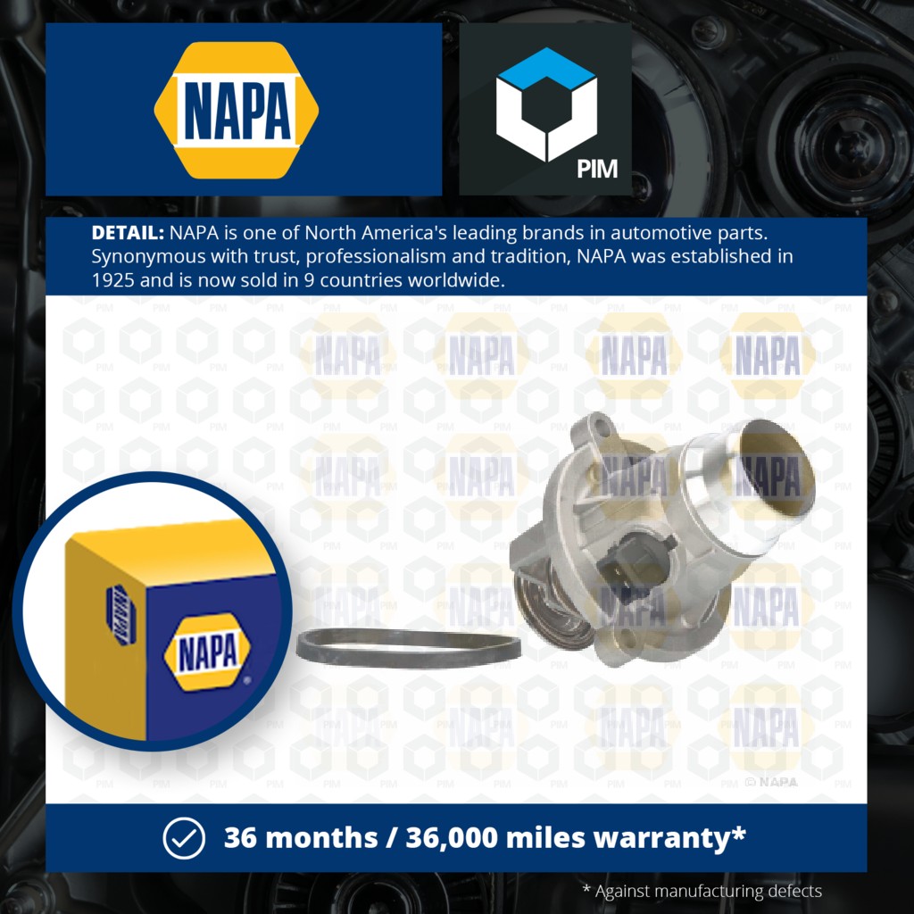 NAPA Coolant Thermostat NTH1210 [PM2020982]