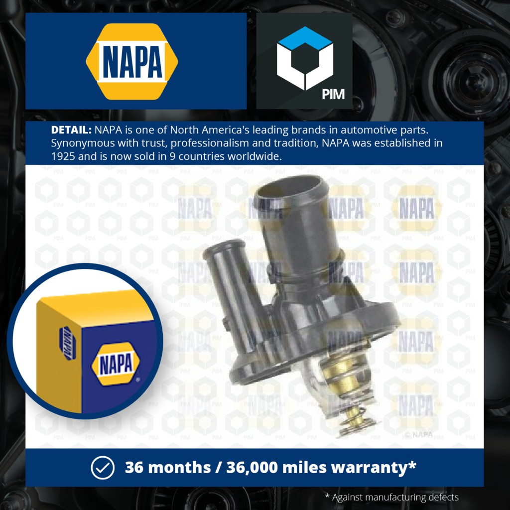 NAPA Coolant Thermostat NTH1199 [PM2020973]