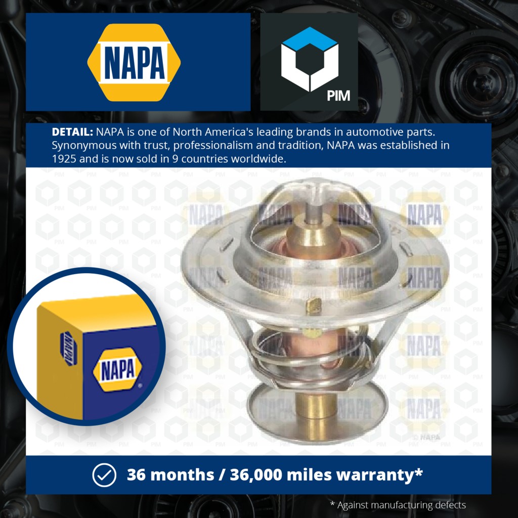 NAPA Coolant Thermostat NTH1197 [PM2020971]