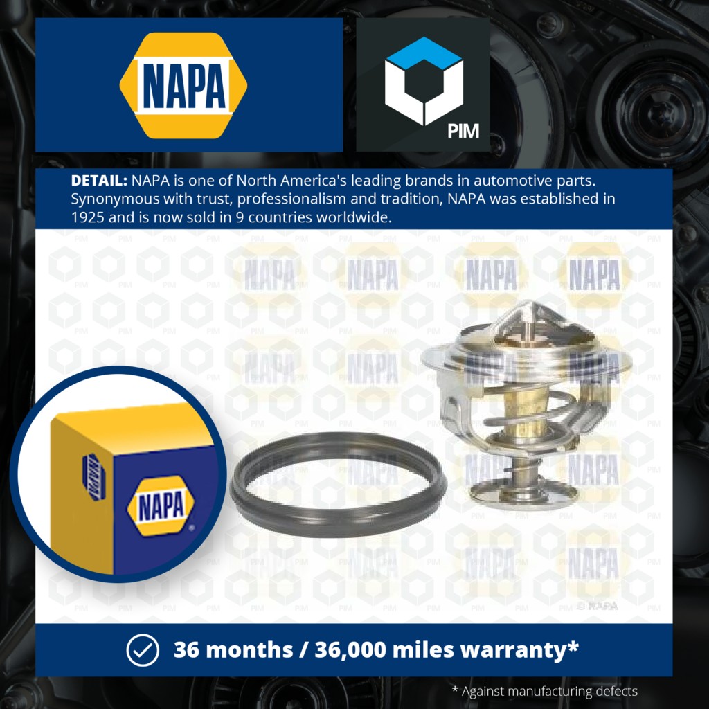 NAPA Coolant Thermostat NTH1192 [PM2020967]