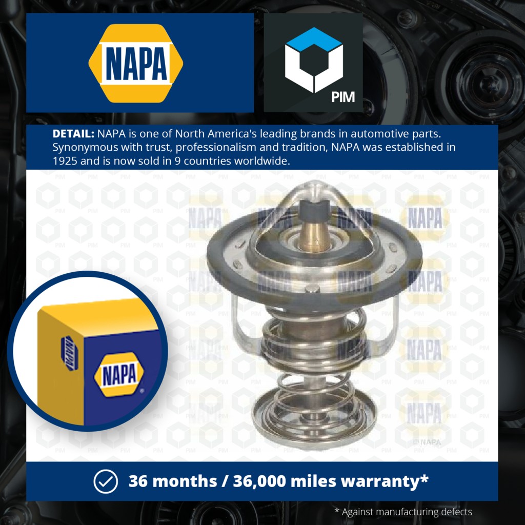 NAPA Coolant Thermostat NTH1185 [PM2020964]