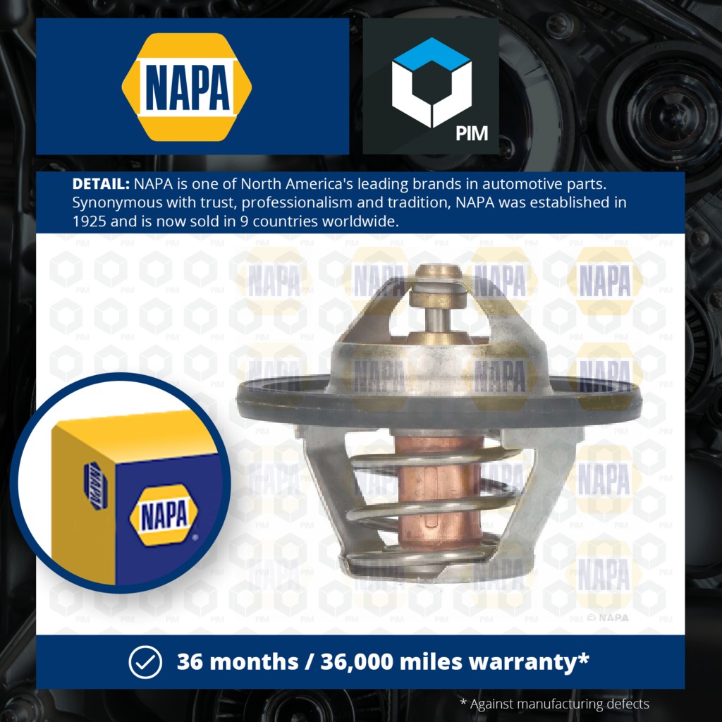 NAPA Coolant Thermostat NTH1183 [PM2020963]