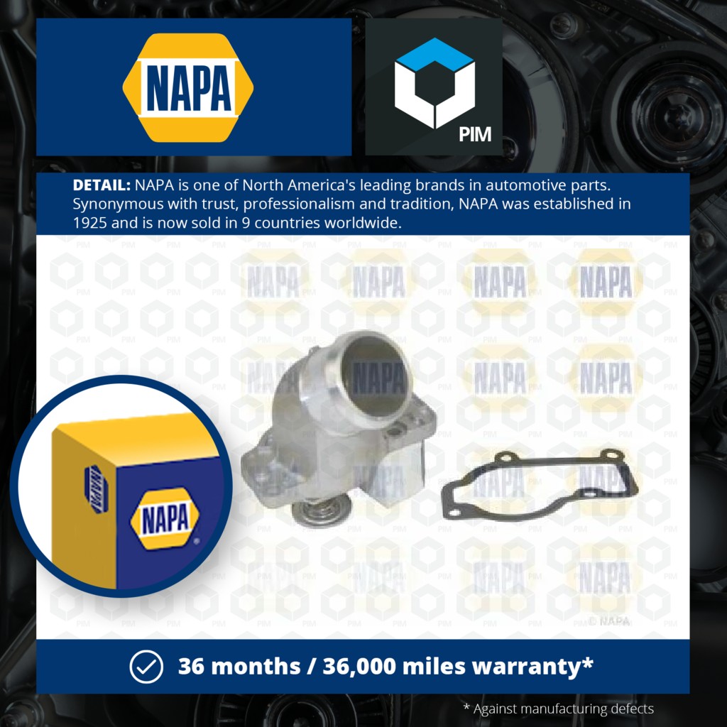 NAPA Coolant Thermostat NTH1179 [PM2020959]