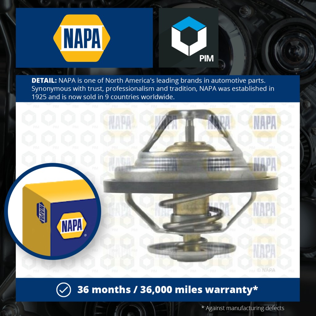 NAPA Coolant Thermostat NTH1175 [PM2020956]