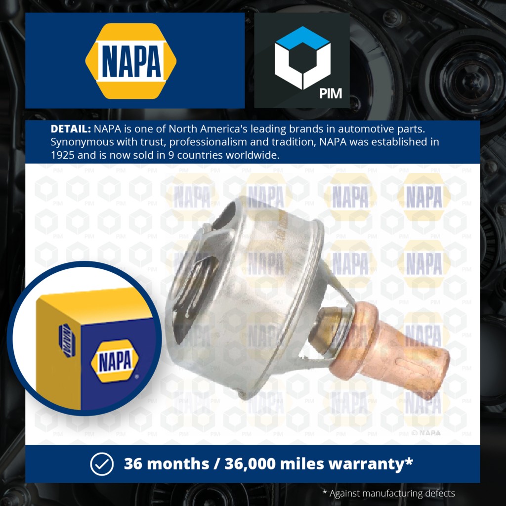 NAPA Coolant Thermostat NTH1171 [PM2020952]
