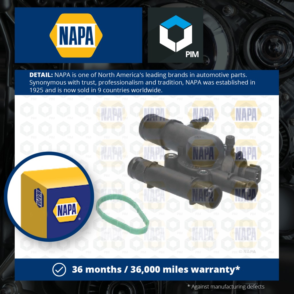 NAPA Coolant Thermostat NTH1168 [PM2020949]