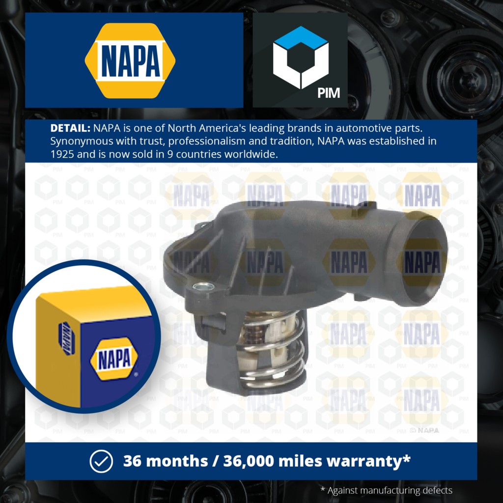 NAPA Coolant Thermostat NTH1167 [PM2020948]